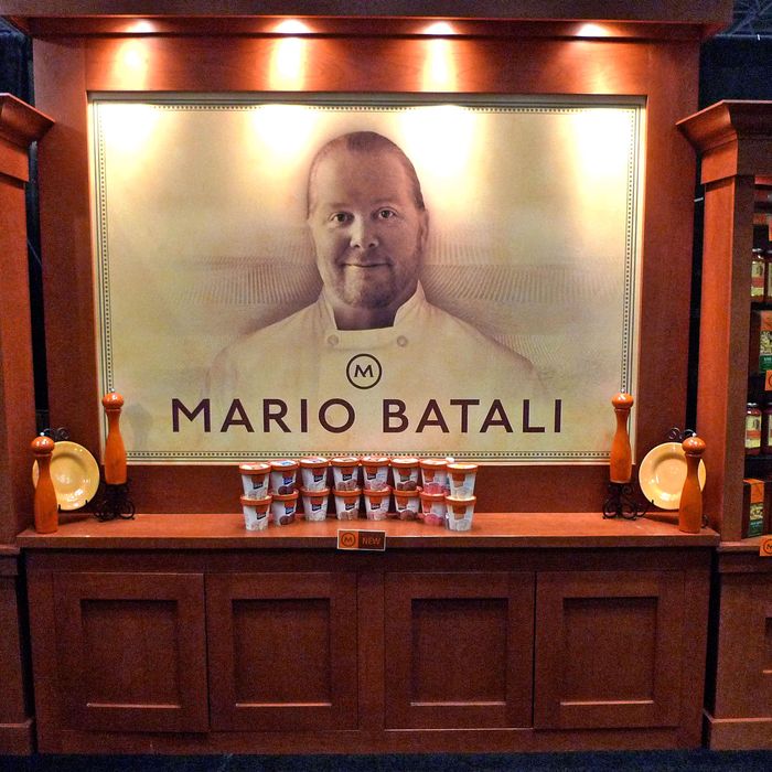 Heck, he already has his own Mario Batali–branded food line.