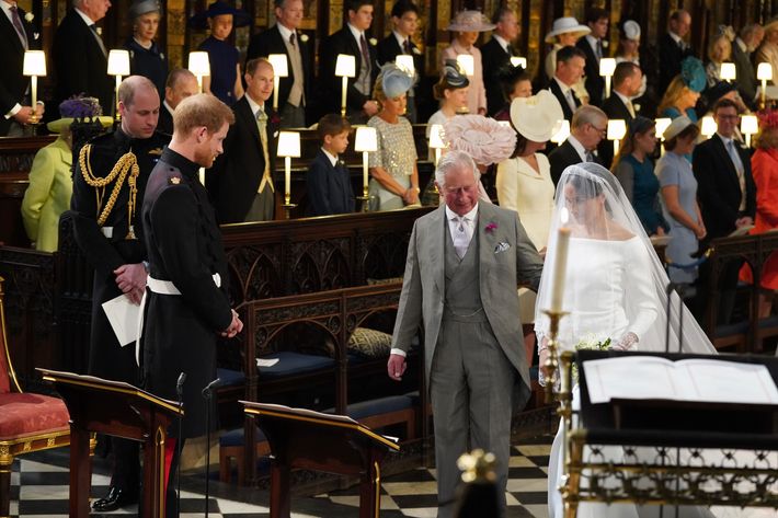 Prince Charles and Meghan Markle.