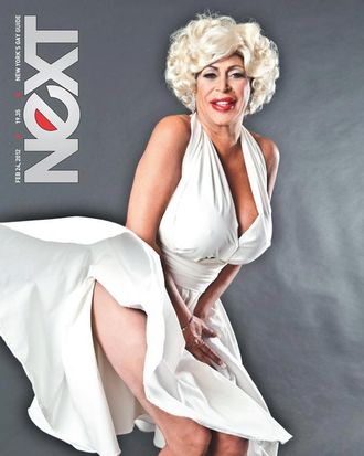 330px x 413px - See Mob Wives' Big Ang Channel Marilyn Monroe on the Cover of Next Magazine