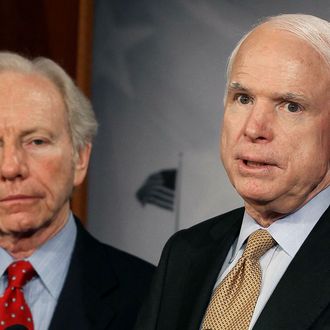 U.S. Sen. John McCain (R-AZ) (R).