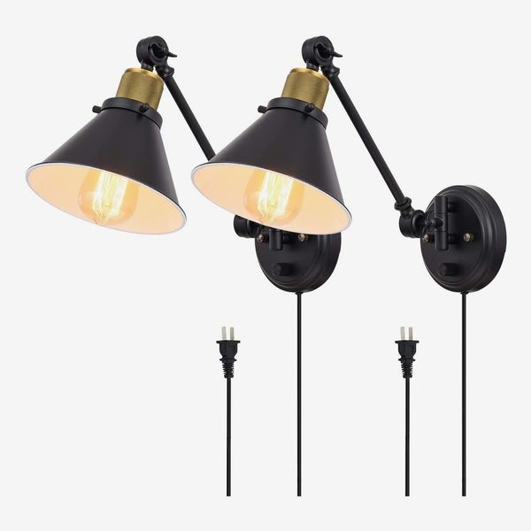 TRLIFE Plug in Wall Sconces Set of 2
