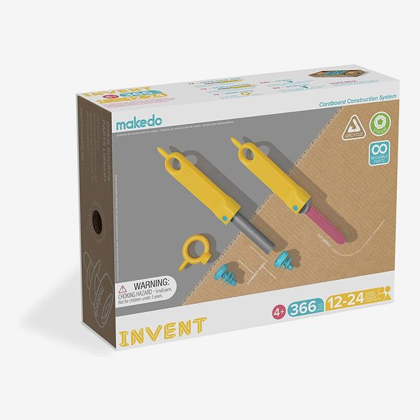 Makedo Invent Junior Toolbox – Cardboard Construction Tools for Kids 