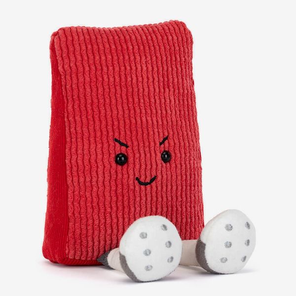 Jellycat Amuseables Sports Fowla Red Card Small Plushie