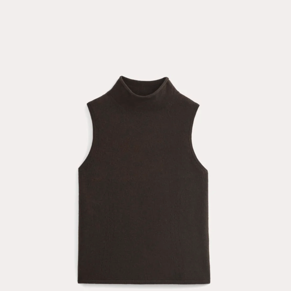 Everlane Cashmere Funnel-Neck Tank