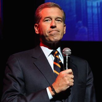 NBC News Anchor Brian Williams speaks onstage at The New York Comedy Festival and The Bob Woodruff Foundation present the 8th Annual Stand Up For Heroes Event at The Theater at Madison Square Garden on November 5, 2014 in New York City. 