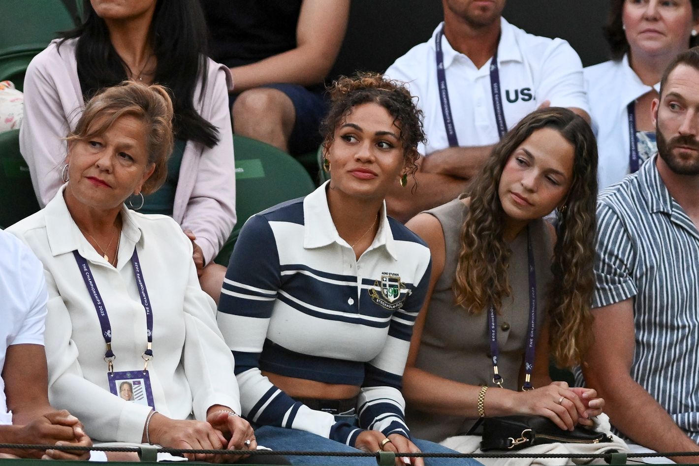 Trinity Rodman Cheered on Ben Shelton at Wimbledon