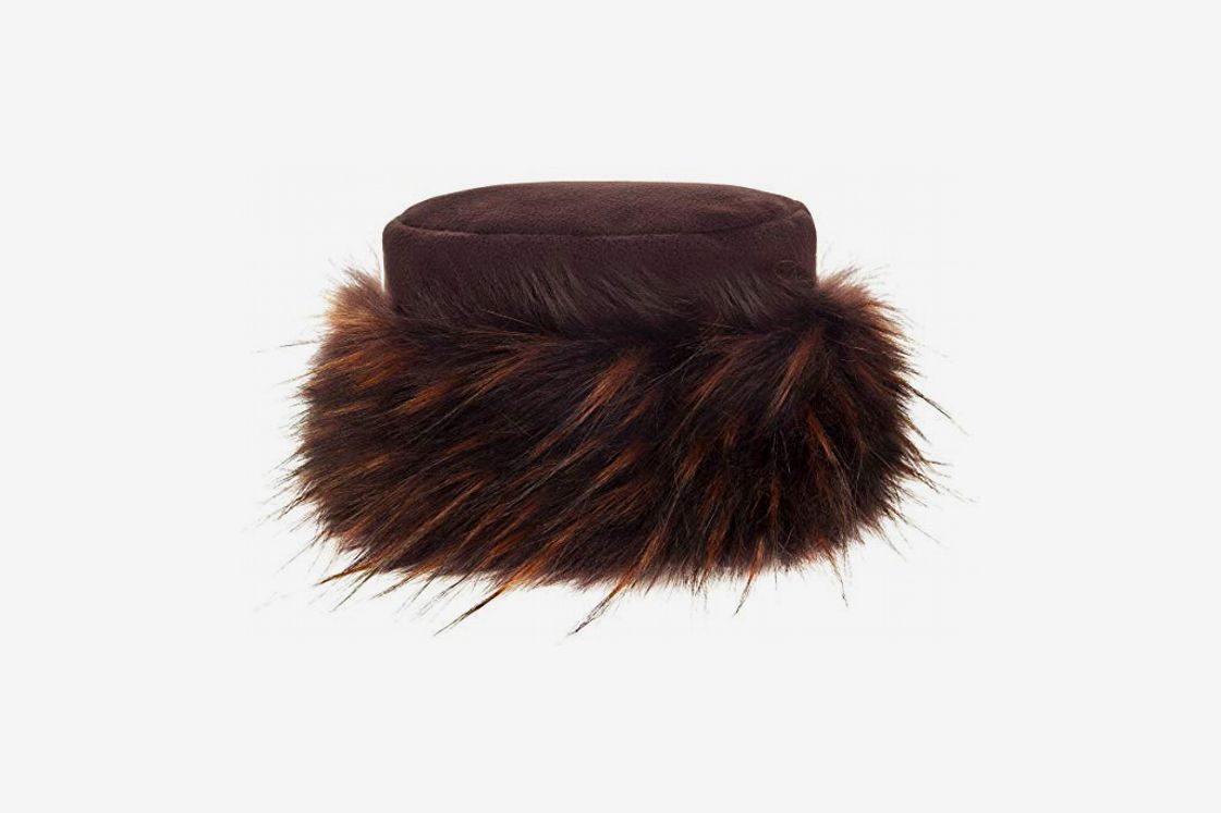 Female Furry Hat Faux Rabbit Fur Windproof with Warm Winter Ear Flap?All-Around Warmest Women Hats