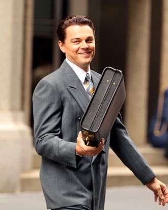 Leonardo DiCaprio on location at Wall Street in New York City, on the first day of filming of 'The Wolf Of Wall Street'.
<P>
Pictured: Leonardo DiCaprio
<P>
<B>Ref: SPL429335 250812 </B><BR/>
Picture by: Allan Bregg / Splash News<BR/>
</P><P>
<B>Splash News and Pictures</B><BR/>
Los Angeles:	310-821-2666<BR/>
New York:	212-619-2666<BR/>
London:	870-934-2666<BR/>
photodesk@splashnews.com<BR/>
</P>