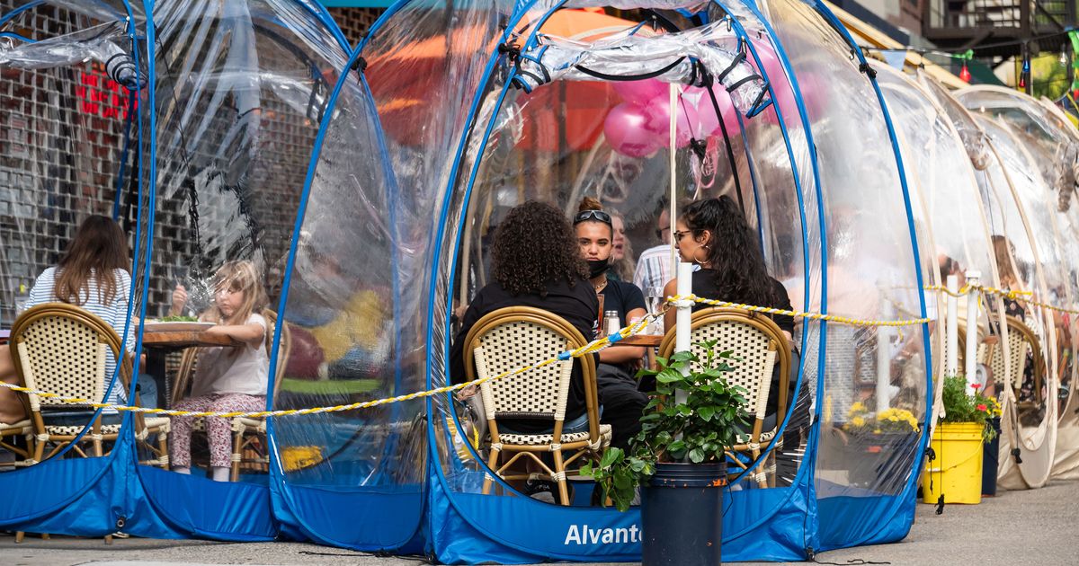 What You Need to Know About NYC’s Plastic Dining Tents