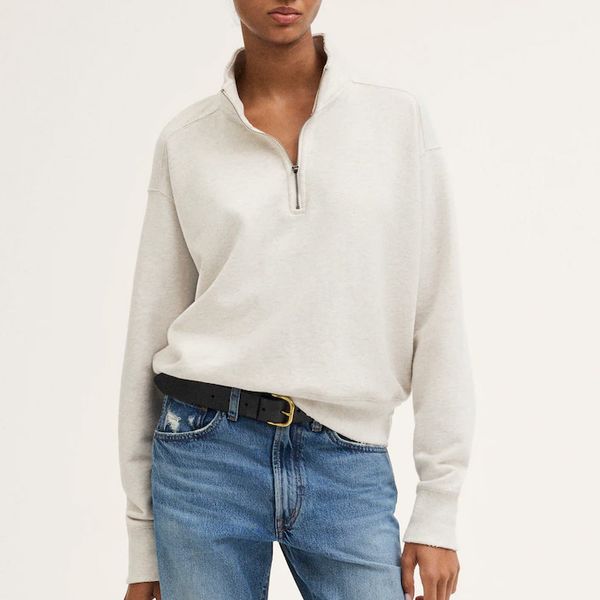 Madewell McCarren Quarter-Zip Sweatshirt