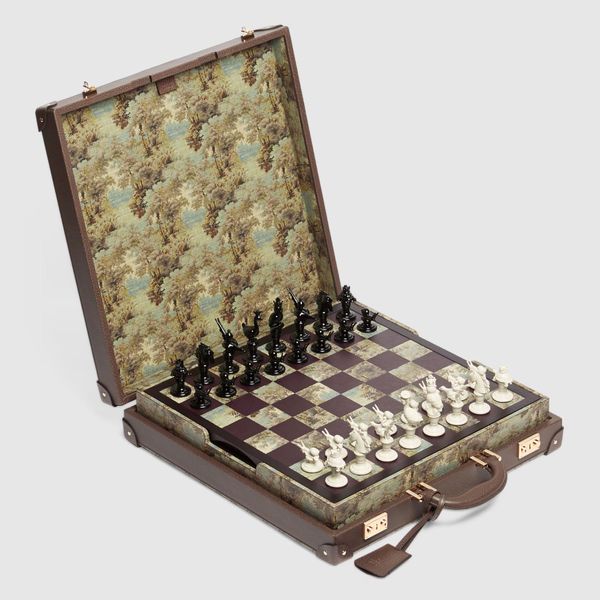 Gucci Decorative Wooden Chessboard