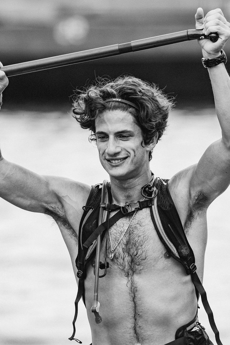 Jack Schlossberg Paddled Around Manhattan for Charity