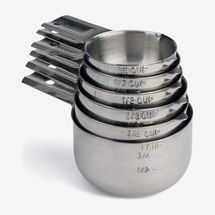 Hudson Essentials Stainless Steel Measuring Cups 6-Piece Set