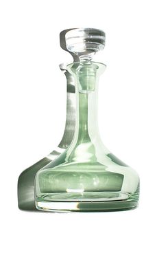 Estelle Colored Glass Vogue Mint Decanter