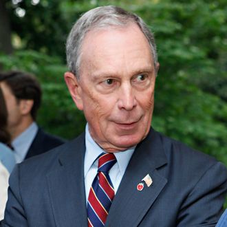 New York City Mayor Michael Bloomberg attends the 2012 Doris C. Freedman Award Ceremony at Gracie Mansion on May 16, 2012 in New York City. 