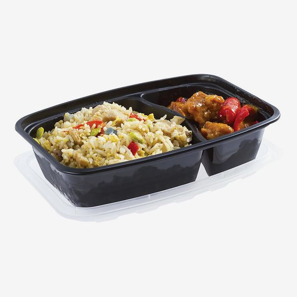 The Container Store Prep Pak 28 oz. Divided Meal Prep Containers