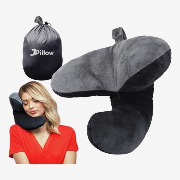 J-Pillow Travel Pillow - Black