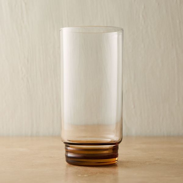 West Elm Grooved Stem Highball Glasses