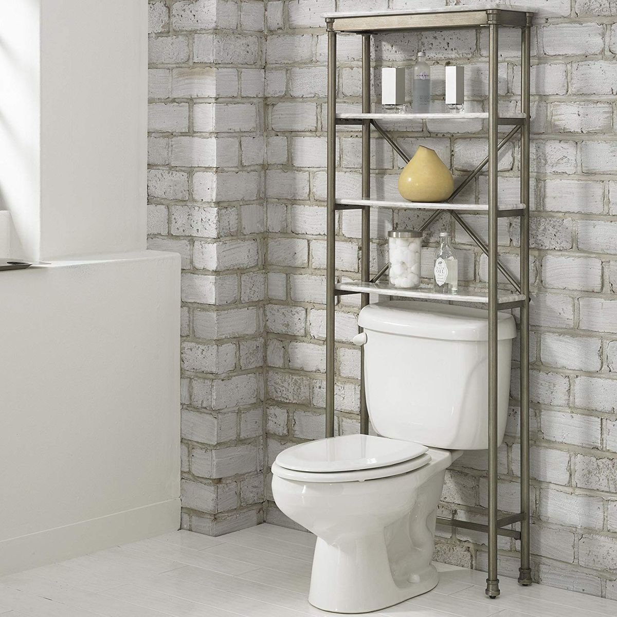 ideas for over the toilet storage