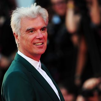 VENICE, ITALY - SEPTEMBER 10: Jury member David Byrne attends the 'Damsels In Distress' premiere and closing ceremony on September 10, 2011 in Venice, Italy. (Photo by Stefania D'Alessandro/FilmMagic)