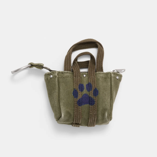 Dogue x Alex Mill Teeny Tiny Tote Keychain - Military Olive