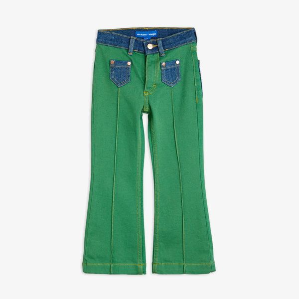 M. Rodini x Wrangler Flared Jeans Green