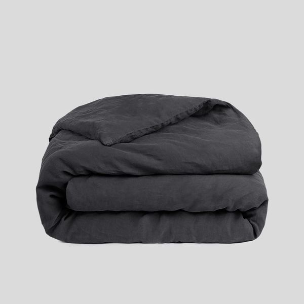 Parachute Linen Duvet Cover - Coal, King