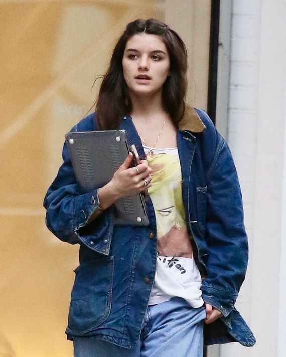 *EXCLUSIVE* Getting ready for Prom Night!? Suri Cruise spends more than 40 minutes at a special event gown and dress boutique store in NYC