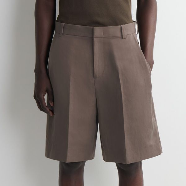 COS Tailored Linen-Blend Shorts