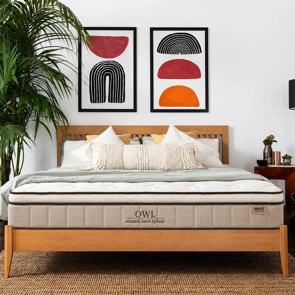Nest Bedding Owl natural Latex Hybrid Mattress - Queen