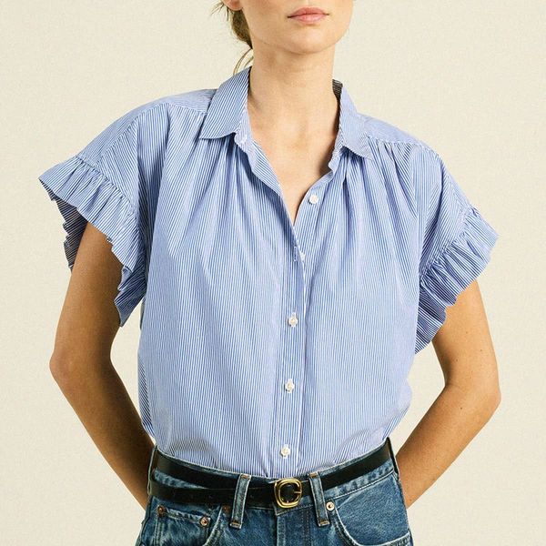 Trovata Marianne B Ruffle Sleeve Shirt