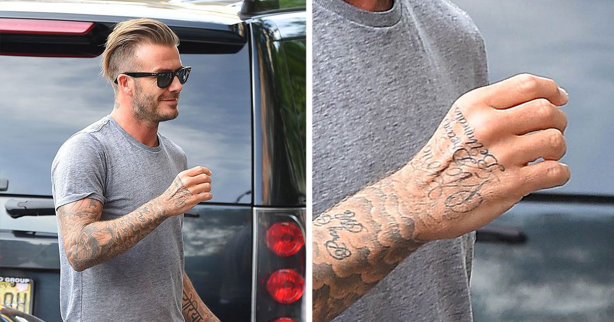 David Beckham Is a Tattooed Beyoncé-Jay Diehard