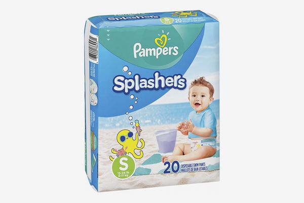 Pampers Splashers Disposable Swim Pants Size Small (13-24 lbs) (20 Count, Pack of 2)