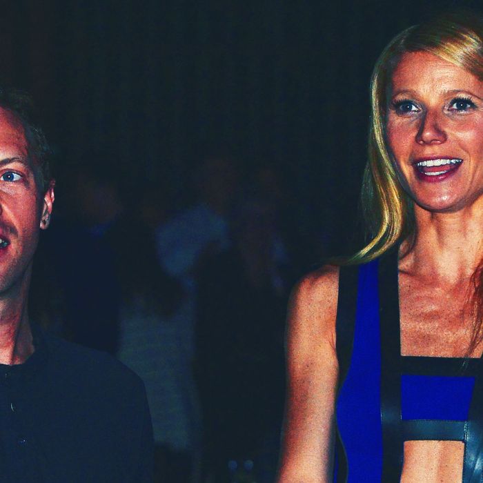 Chris Martin and Gwyneth Paltrow.