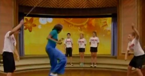 Watch Michelle Obama Jump Rope in Palazzo Pants