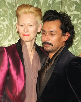 Tilda Swinton and Haider Ackermann.