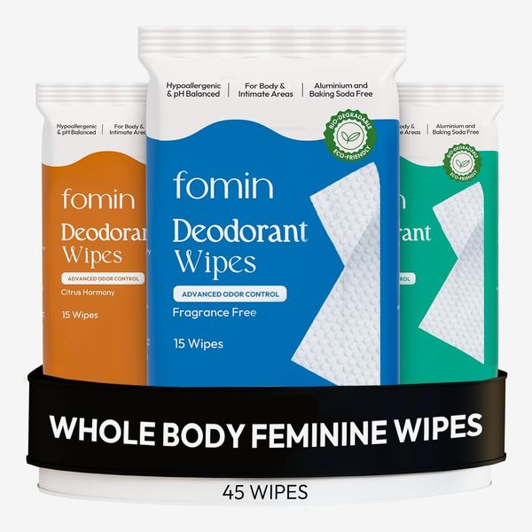FOMIN Acidified Deodorant Wipes For Women