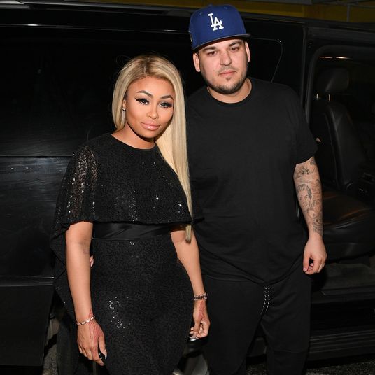 Blac Chyna & Rob Kardashian Visit Onyx Nightclub