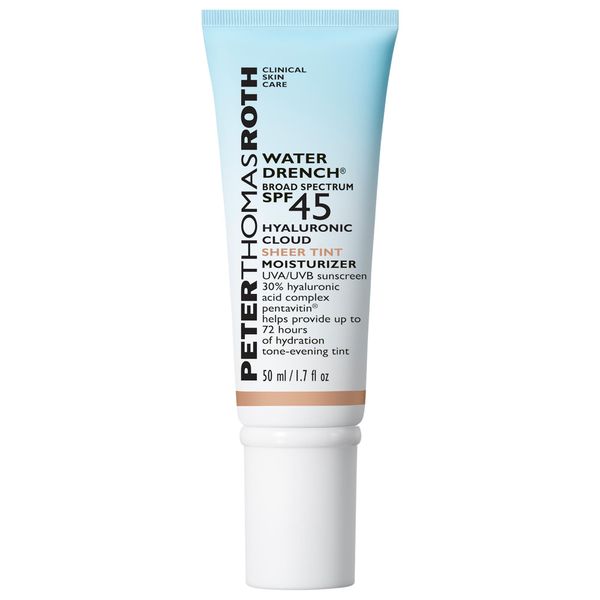 Peter Thomas Roth Water Drench Hyaluronic Cloud Sheer Tint Moisturizer Broad Spectrum Sunscreen SPF 45