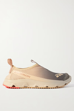 Salomon Rx Moc 3.0 Suede-Trimmed Mesh Slip-On Sneakers