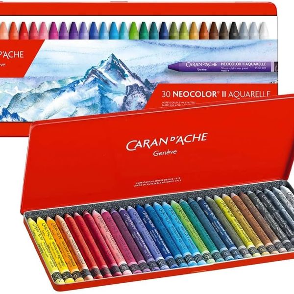 Caran D’Ache Neocolor II Aquarelle Watersoluble Wax Pastels