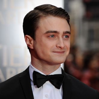 LONDON, ENGLAND - APRIL 28: Daniel Radcliffe attends The Laurence Olivier Awards at the Royal Opera House on April 28, 2013 in London, England. (Photo by Ben A. Pruchnie/Getty Images)