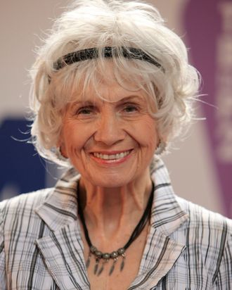Canadian author Alice Munro