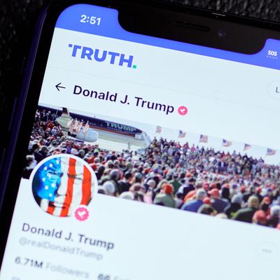 Truth Social As Trump’s Social Media Company Approved To Go Public