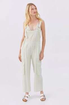 Urban Outfitters BDG Tilly Linen Utility Overall