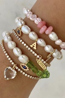 BONBONWHIMS Custom Pearl Drops Bracelet