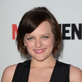 LOS ANGELES, CA - MARCH 20: Actress Elisabeth Moss arrives at the Premiere of AMC's 'Mad Men' Season 6 at DGA Theater on March 20, 2013 in Los Angeles, California. (Photo by Jason Merritt/Getty Images)