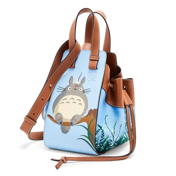 Loewe Totoro Small Hammock Drawstring Bag