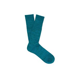 Mélange Cotton-Blend Socks
