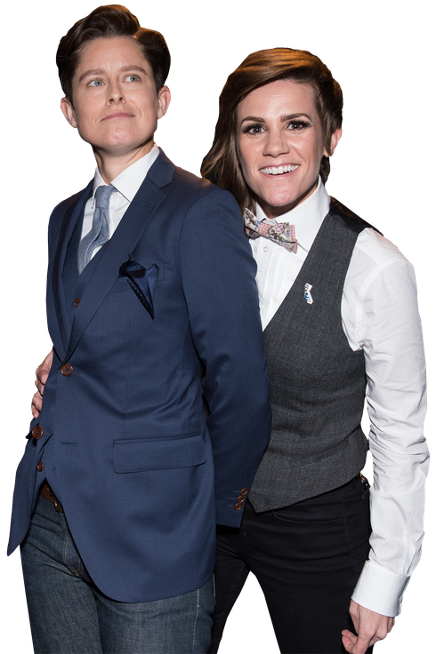 Cameron Esposito and Rhea Butcher on Take My Wife, The Show Where Lesbians Dont Die image image